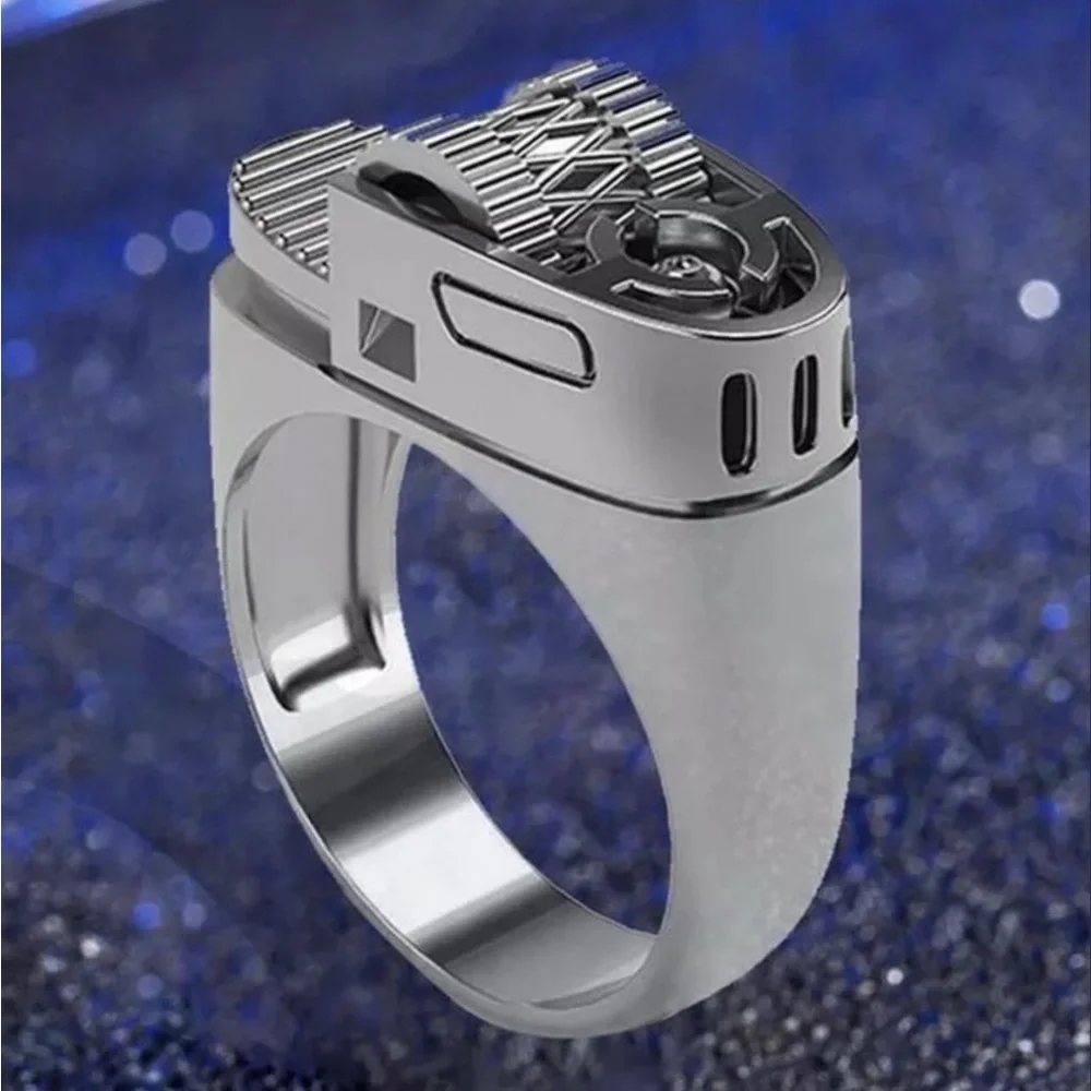 Men’s Unique Silver Ring!
